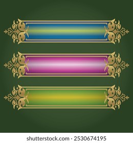 Pink Rose Islamic Banner Bundle featuring elegant floral designs and subtle Islamic motifs, perfect for religious events, invitations, and spiritual-themed graphics.