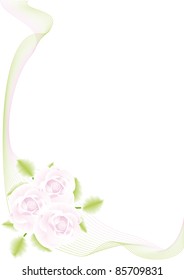  pink rose on pink background