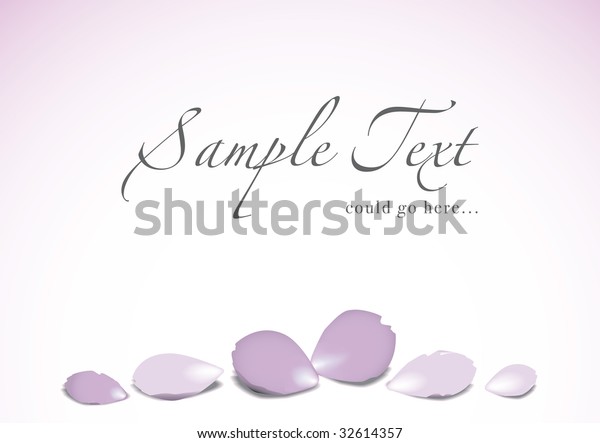 Pink Rose Petals Stock Vector (Royalty Free) 32614357