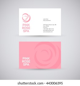 Logo del spa rosa rosa rosa rosa rosa