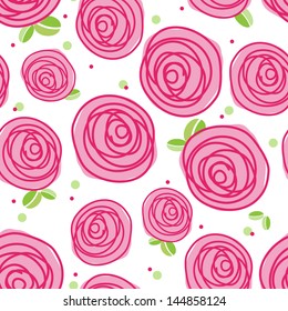 Pink roses seamless