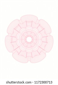 Pink rosette (money style emblem)