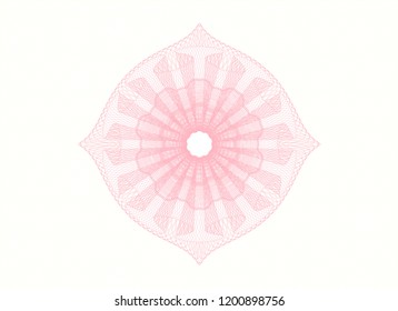 Pink rosette (money style emblem)