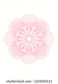 Pink rosette (money style emblem)