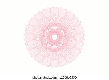Pink rosette (money style emblem)