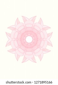Pink rosette (money style emblem)