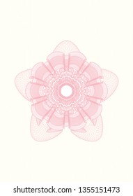 Pink rosette (money style emblem)