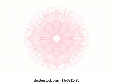 Pink rosette (money style emblem)