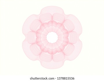 Pink rosette (money style emblem)
