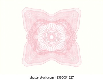 Pink rosette (money style emblem)