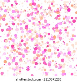 Pink rosy and beige circle cinfetti Valentine's Day love romantic background