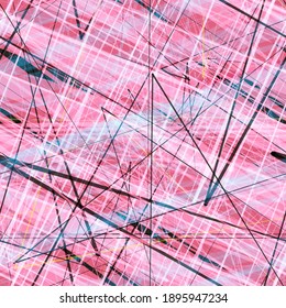 Superficie áspera rosa con líneas de blie. Textura sin inconvenientes. Resumen de fondo vectorial para página web, fondo de banners, tela, decoración doméstica, envoltura