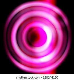 pink round shape