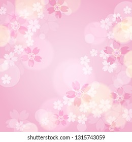 Pink sakura background