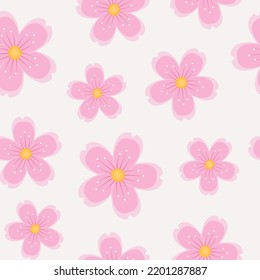Flores rosadas sakura sin inconvenientes