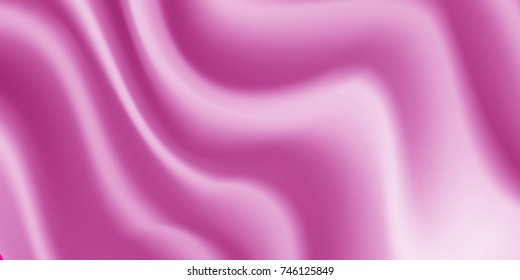 Pink satin background. silky wave background eps10.