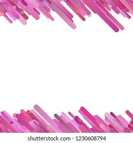 Pink seamless abstract modern diagonal gradient stripe background pattern - vector border illustration