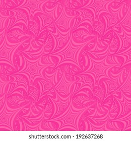 Pink seamless asymmetric star pattern background - vector version