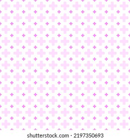 pink seamless background with hearts