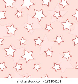 Fondo transparente rosa con estrellas