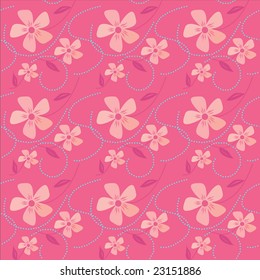 Pink seamless background. Vector illustration