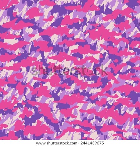 Pink Seamless Circle Graphic Wallpaper. Bright  Seamless Pattern. Camouflage Texture Brown Repeated Urban Graphic Backdrop. Black Seamless Doted Vector Pattern.