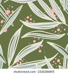 Pink Seamless Classic Isolated Template Texture. Pastel Seamless Elegant Vintage Style, Seamless Background. Yellow Repeated Doodle Modern Lines Backdrop. 