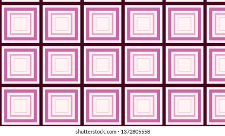 Pink Seamless Concentric Squares Pattern Background Illustrator