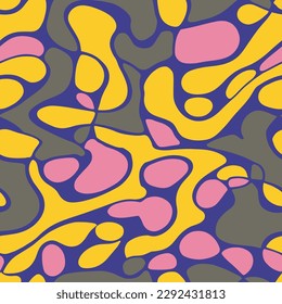 Pink Seamless Creative Trendy Fabrics Art. Purple Repetitive Doodle Fresh Style, Seamless Background. Dark Continuous Nature Natural Invitation Wallpaper. 