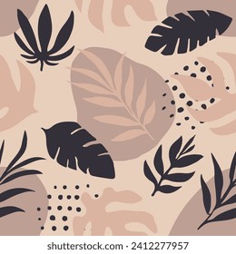 Pink Seamless Doodle Beauty Scribble Art. Pastel Repetitive Summer Organic Ornament, Seamless Wallpaper. White Seamless Color Bloom Style Background. 