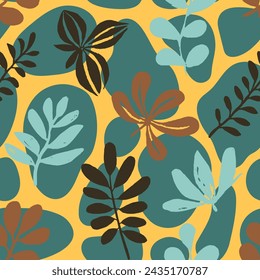 Vector de decoración simple de garabato sin costura rosa. Brillante Repetitivo Orgánico Contemporáneo Garabato, Fondo Sin Costura. Textura natural elegante sin costuras colorida del ornamento. 