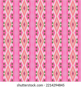 pink seamless geometric ethnic pattern