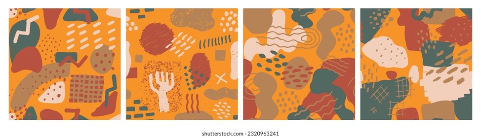 Pink Seamless Grunge Graphic Surface Scribble. Light Endless Stylish Hand Drawn Textile, Seamless Wallpaper. Vivid Seamless Elegant Simple Template Vector