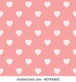 pink seamless heart pattern