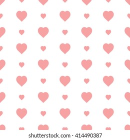 pink seamless heart pattern