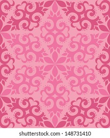 pink seamless oriental pattern