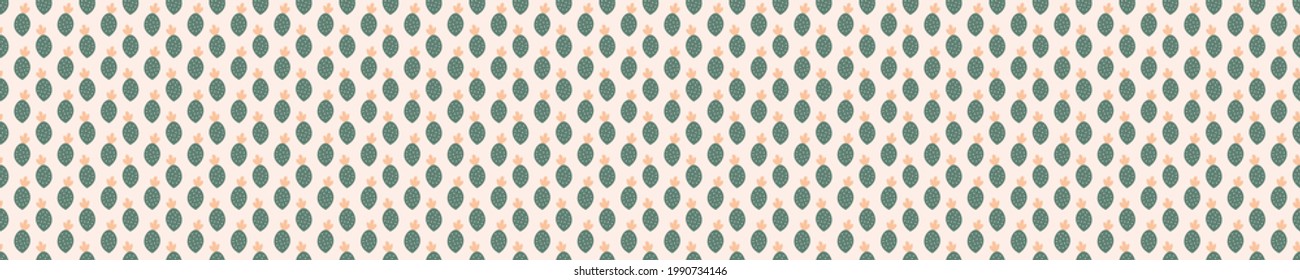 Patrón ininterrumpido rosa con cactus en flor