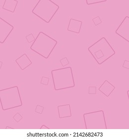 Pink Seamless Pattern. Icon Dynamic composition of figures. Minimal geometric abstract background.
