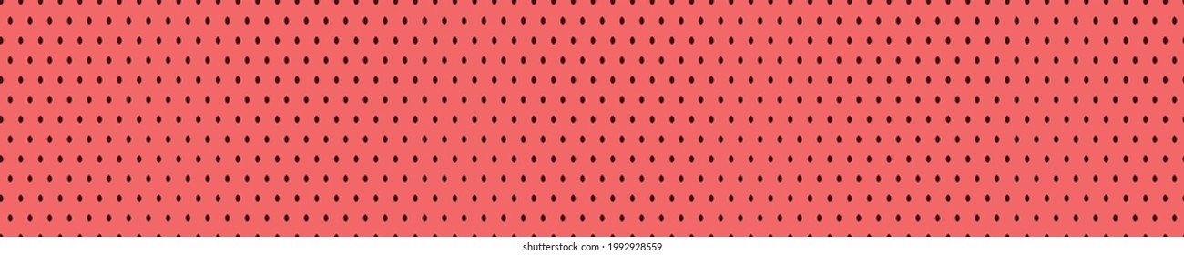 Pink seamless pattern with watermelon seeds