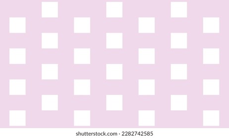 Pink seamless pattern with white squares