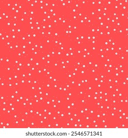 Pink seamless pattern with white tiny dots