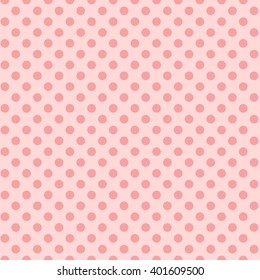 pink seamless polka dots pattern