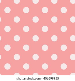  Pink Seamless Polka Dots Pattern