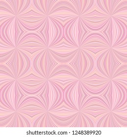 Pink seamless psychedelic abstract curved stripe pattern background - vector burst graphic design