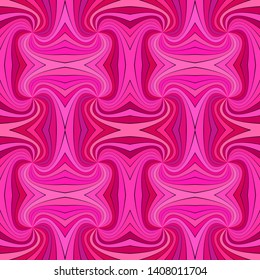 Pink seamless psychedelic abstract spiral ray burst stripe pattern background - vector graphic