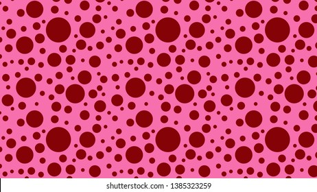 Pink Seamless Random Dots pattern Graphic