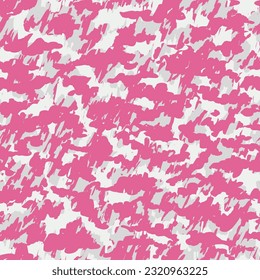 Pink Seamless Retro Graphic Graffiti. Blue Seamless Exotic Graphic Wrapping. Colorful Repeated Vintage Vector Artwork. Camouflage Pattern Bright  Seamless Pattern.
