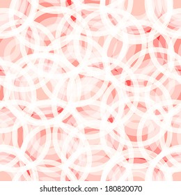 Pink Seamless Rings Texture. EPS10 vector.