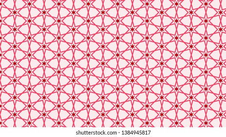 Pink Seamless Stars Background Pattern Image