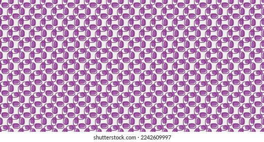 Palos sin costura rosados, elegante ilustración vectorial. Elementos de mosaico idénticos a los palos.